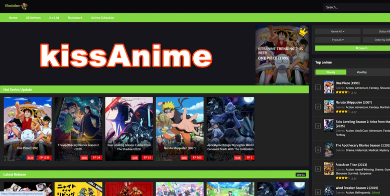 KissAnimeのスクリーンショット